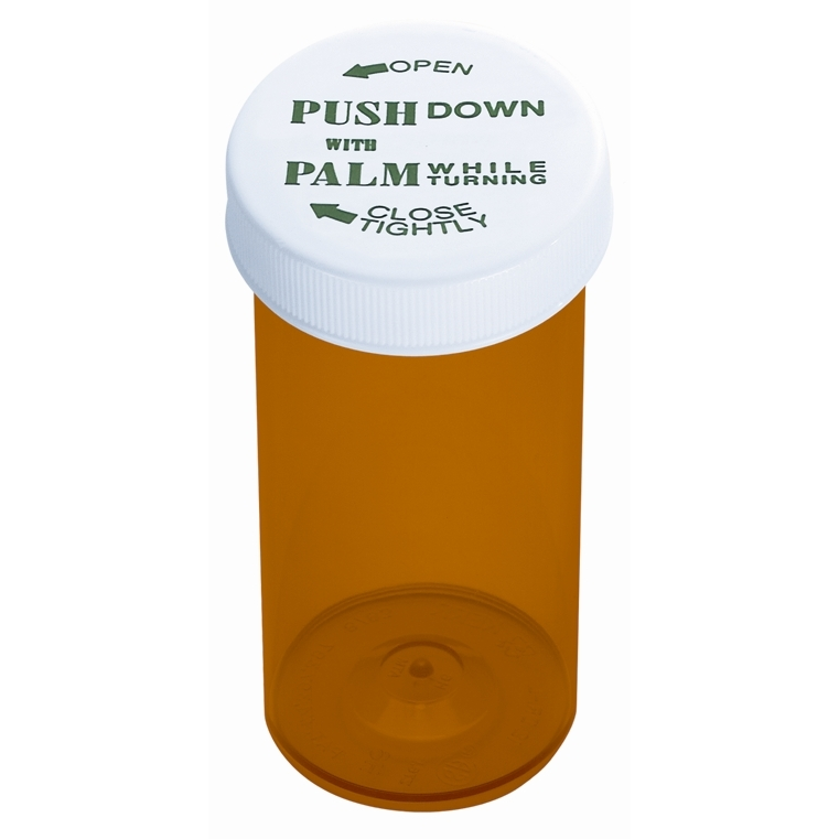 vials Revitalize™ Amber Vials – 20 Dram with CRC Safety Caps (Case of 180) Medical