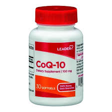 Leader Leader® Coenzyme Q10 (CoQ10) – 100 mg (30 Softgels) Vitamin Supplement