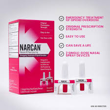 naloxone Naloxone Nasal Spray – 4 mg per 0.1 mL (2-Pack Single-Dose Devices) Health Care