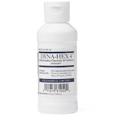 Dynarex Chlorhexidine Gluconate (CHG) 4% Antiseptic Solution – 118 ml (4 fl oz) First Aid