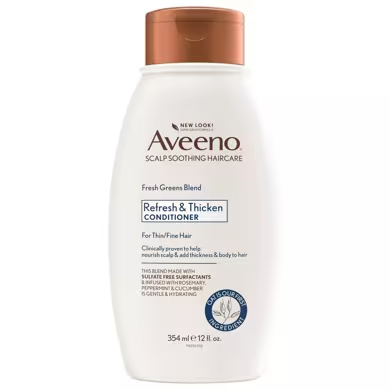 Aveeno Aveeno® Refresh & Thicken Fresh Greens Blend Conditioner, 12 oz Shampoo & Conditioner Lavender