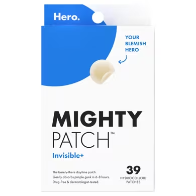 Mighty Patch Hero® Mighty Patch™ Invisible+ Adhesive Patch, 39-Pack Acne Treatments & Kits White Smoke