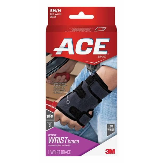 3M™ Ace™ Adjustable Deluxe Left Wrist Stabilizer