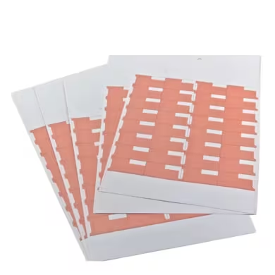 Dispill Premium Labels for 32-Cell Blister Packs, Orange - 500 Count