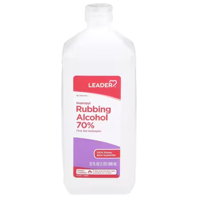 Leader Leader isopropyl rubbing alcohol 70% 32 oz , solution Antiseptics & Cleaning Supplies White Smoke
