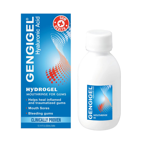 genegigel GENGIGEL® Hyaluronic Acid 0.2% Oral Gel | Gum & Oral Tissue Care | 0.68 oz Oral Care White Smoke