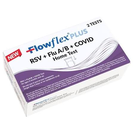 Pasteur Pharmacy Flowflex Rsv+flu Ab+covid Home Test Kit Medical Tests White Smoke