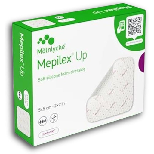 Pasteur Pharmacy Mölnlycke® Mepilex® Soft Silicone Foam Dressing, 5 Count Medical Tape & Bandages White Smoke
