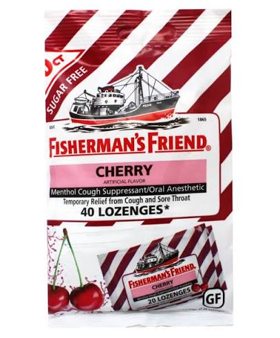 Fisherman's Friend Fisherman's Friend Cherry Lozenges 40 Count Oral Care White Smoke
