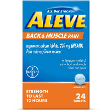 Aleve Aleve Back & Muscle Relief - 24 Tabs Medicine & Drugs Dodger Blue