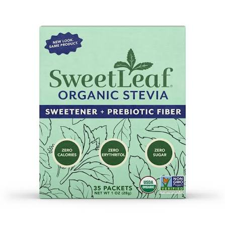 sweetleaf Sweetleaf Stevia, Organic Stevia Sweetener, 35 Count Sugar & Sweeteners White Smoke