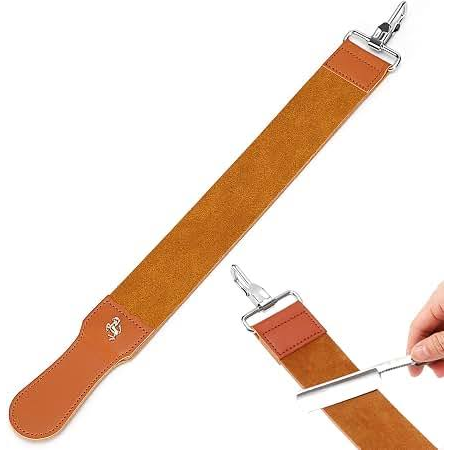 Sword Edge Sword Edge Cow Straight Razor Honing Strop 18" Razors & Razor Blades White Smoke