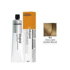 L'Oréal Professionnel Majirel Permanent Hair Color 9.3 Light Golden Blonde, 60 mL