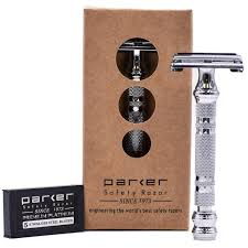 Parker Parker 66R Butterfly Open Double Edge Safety Razor Razors & Razor Blades White Smoke