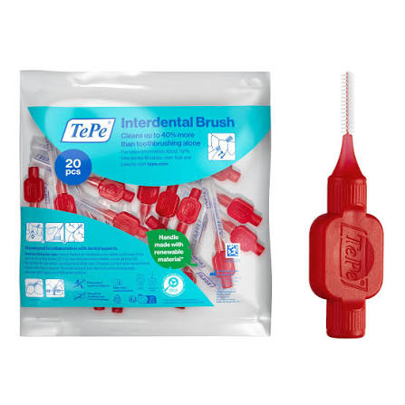 TePe Tepe Interdental Brush 20pcs Oral Care White Smoke