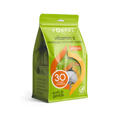 Portal Portal Beauty Vitamin C Makeup Remover Wipes 30 ct Skin Care White Smoke