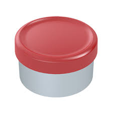 Medisca ALUMINUM FLIP-OFF SEALS, 13MM, BLANK TOP, RED, 1000 COUNT. Medical Supplies