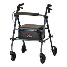 Nova NOVA Journey Steel Rolling Walker (Rollator), Blue, Model 4205BL Walkers