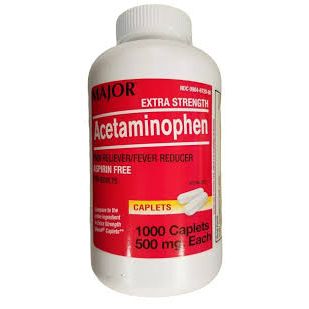 Major Major Acetaminophen Extra Strength 500 mg – Pain Reliever & Fever Reducer Health Care
