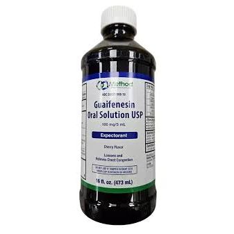 0 Guaifenesin Expectorant 100mg per 5mL, Chest Congestion Relief, 16 fl oz (473mL) Medicine & Drugs