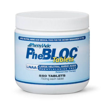 Applied Nutrition PhenylAde PheBLOC LNAA Tablet, 750mg, 550 Tabletes