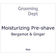 Grooming Dept Grooming Dept Bergamot & Ginger Moisturizing Pre-Shave 4 Oz Pre-Shave
