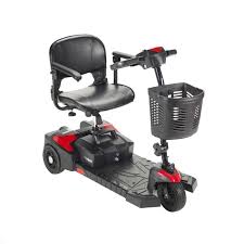 Drive Medical DRIVE MEDICAL SCOUT 3-WHEEL TRAVEL SCOOTER W/ 20AH EXTENDED RANGE BATTERY (RED/BLUE) Walkers
