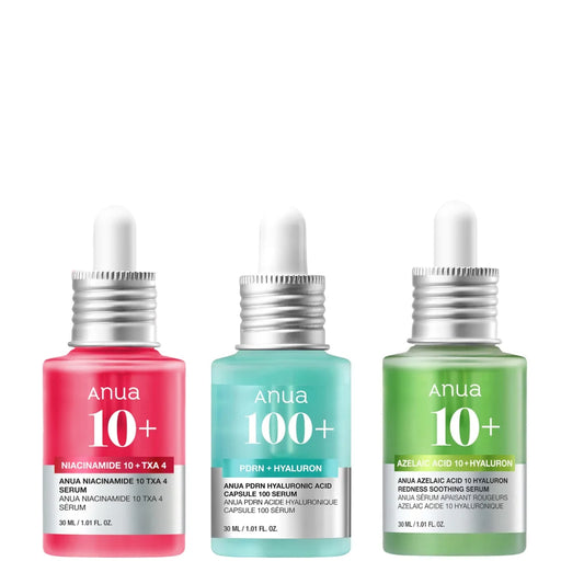 AsiaBeautyMall ANUA Serum Minis Trio Set Serum White Smoke