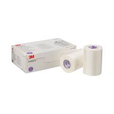 3M 3M Durapore Silk-Like Cloth Surgical/Medical Tape, 3 Inch x 10 Yard, Box of 4 Rolls Medical Tape & Bandages