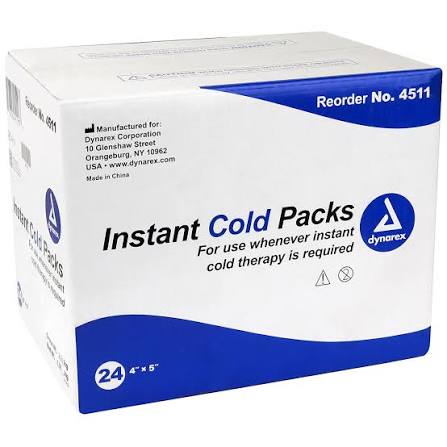 Dynarex Dynarex® Instant Cold Compress, 4'' x 5'', 24-Pack Hot & Cold Therapies Lavender