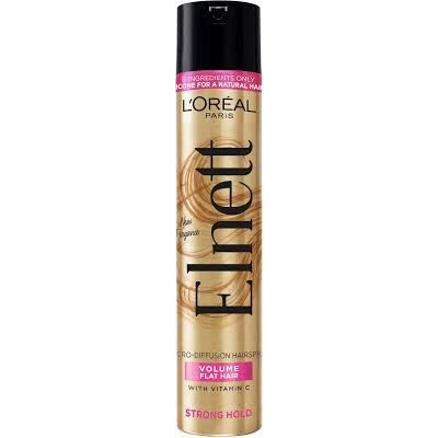 L'Oreal Elnett Strong Hold Volume Flat Hair Spray 200ml