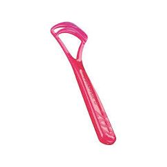 Elgydium Tongue Scraper - Colour: Pink