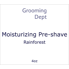 Grooming Dept Grooming Dept Rainforest Moisturizing Pre-Shave 4 Oz Pre-Shave
