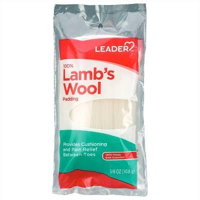 Pasteur Pharmacy LEADER™ 100% Lamb's Wool Foot Padding, 0.375 oz Insoles & Inserts Seashell