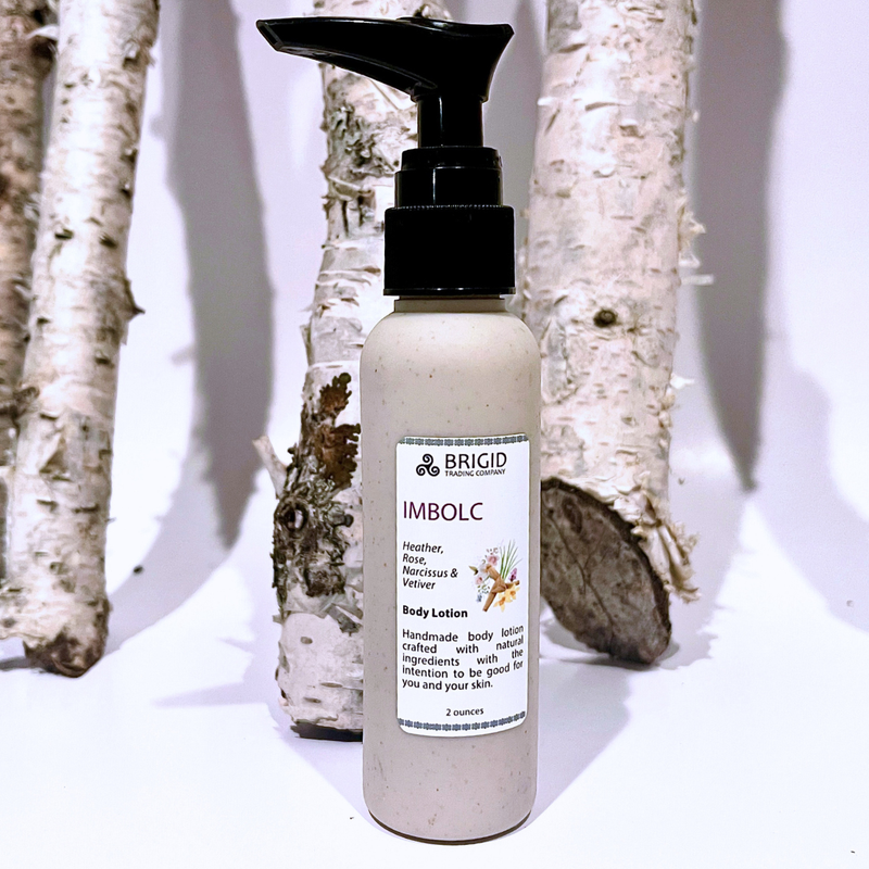 Brigid Trading Company Imbolc Natural Body Lotion - Heather, Rose, Narcissus, and Vetiver Body Lotion