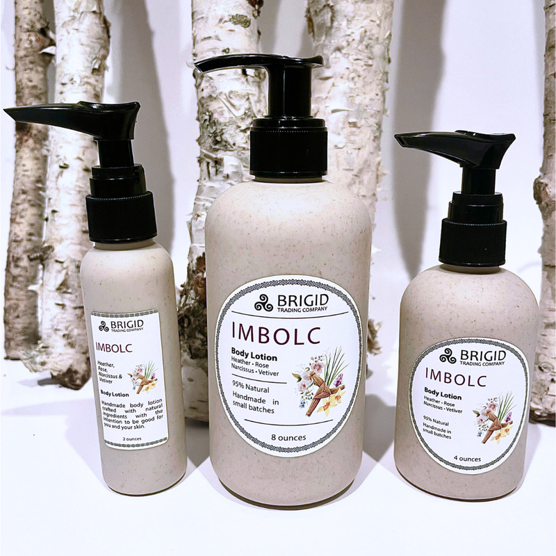 Brigid Trading Company Imbolc Natural Body Lotion - Heather, Rose, Narcissus, and Vetiver Body Lotion