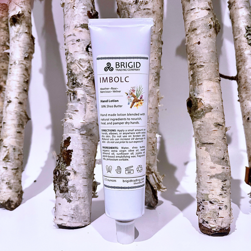Brigid Trading Company Imbolc Natural Hand Lotion - Heather, Rose, Narcissus, and Vetiver Lotion