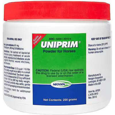 UNIPRIM UNIPRIM Powder, 200g - Apple Flavored Pet Supplies
