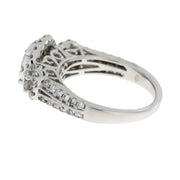 Bids.com 1.50ct Diamond 3 Stone Ring 14KT White Gold Rings