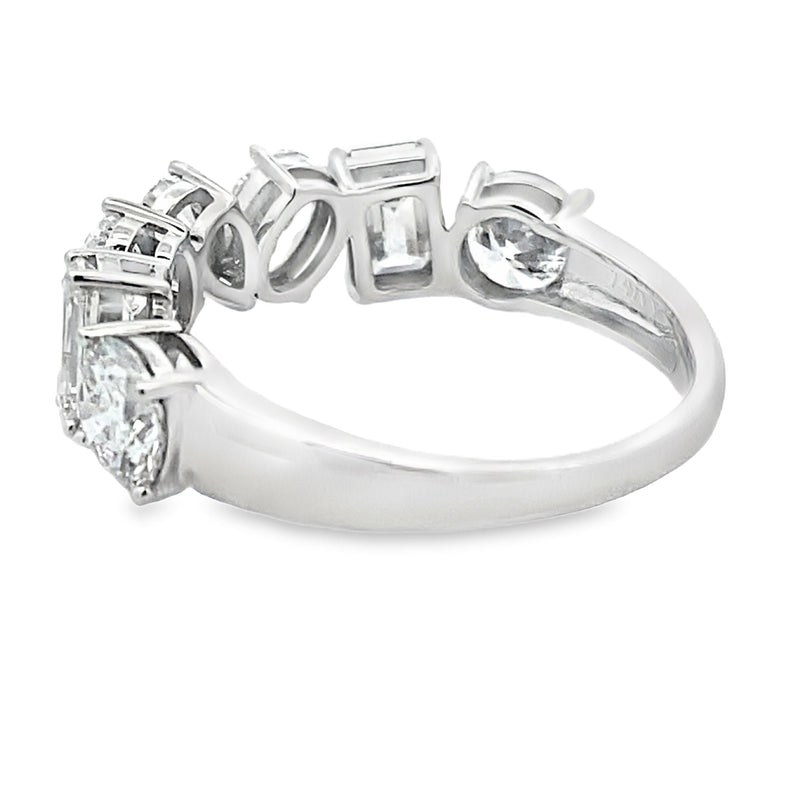 Bids.com Lab Grown Diamond Wedding Band Ring 14KT White Gold Rings