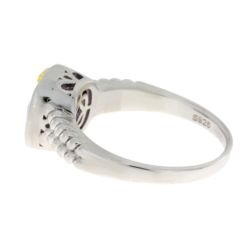 Bids.com Cubic Zirconium Ring Sterling Silver Rings