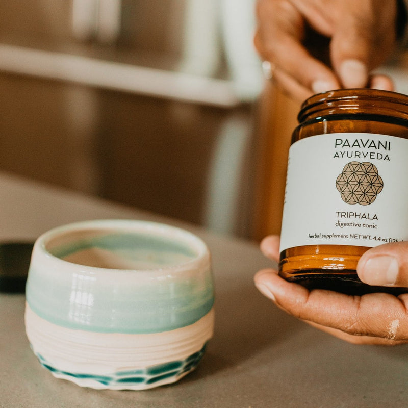 Paavani Ayurveda Triphala | Ayurvedic Superfruit Blend for Digestion, Detox & Daily Elimination simple
