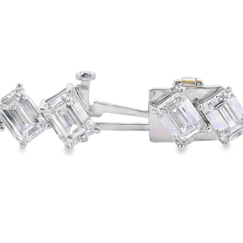 Bids.com Lab Grown Diamond Tennis Bracelet 14KT White Gold Bracelets