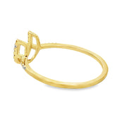 Bids.com .10ct Diamond Ring 14KT Yellow Gold Rings