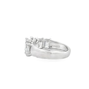 Bids.com 4.00ct Lab Grown Diamond Eng Only 14KT White Gold Rings