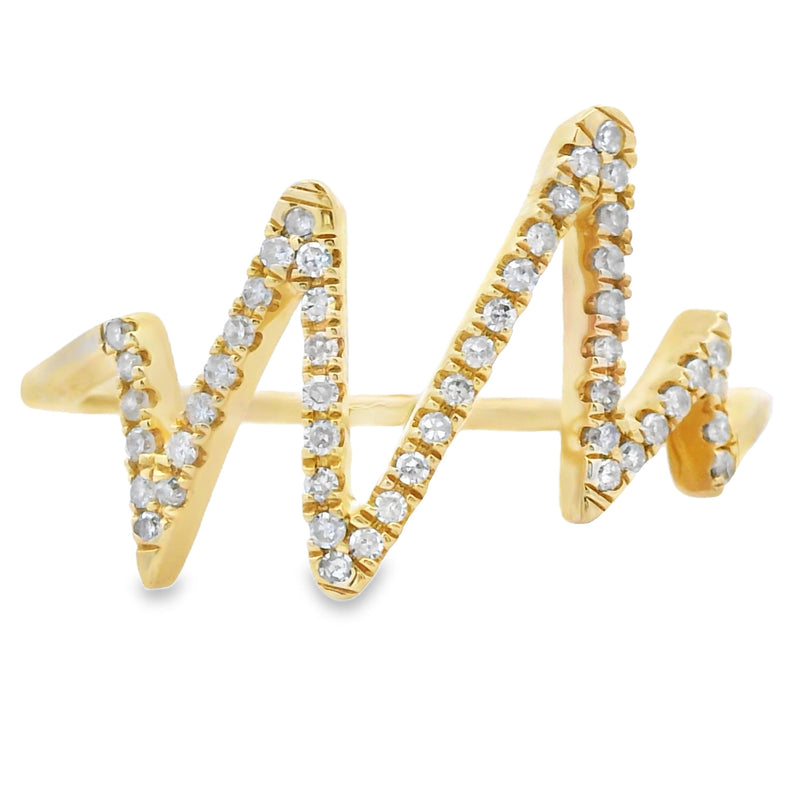 Bids.com .15ct Diamond Ring 14KT Yellow Gold Rings