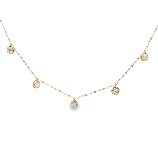 Bids.com 1.58ct Lab Grown Diamond Dia by yard 14KT Yellow Gold Pendants