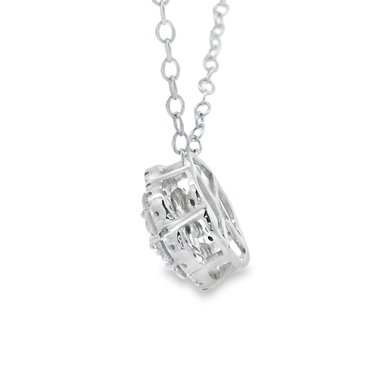 Bids.com .25ct Diamond Fashion Pendants 10KT White Gold Pendants
