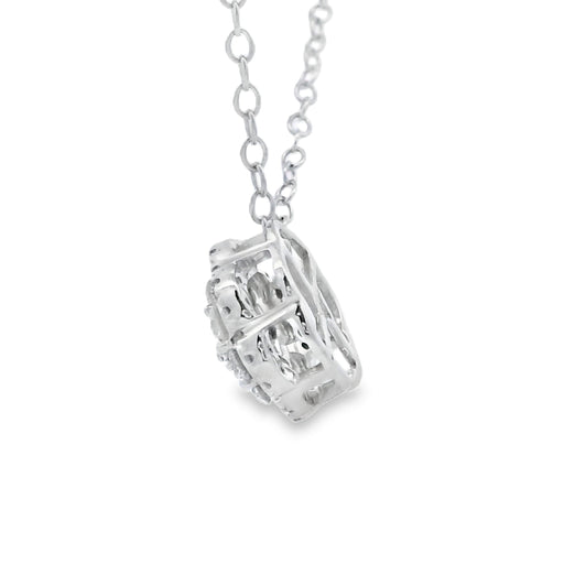 Bids.com .25ct Diamond Fashion Pendants 10KT White Gold Pendants