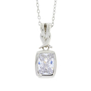 Bids.com Cubic Zirconium Fashion Pendants Sterling Silver Pendants